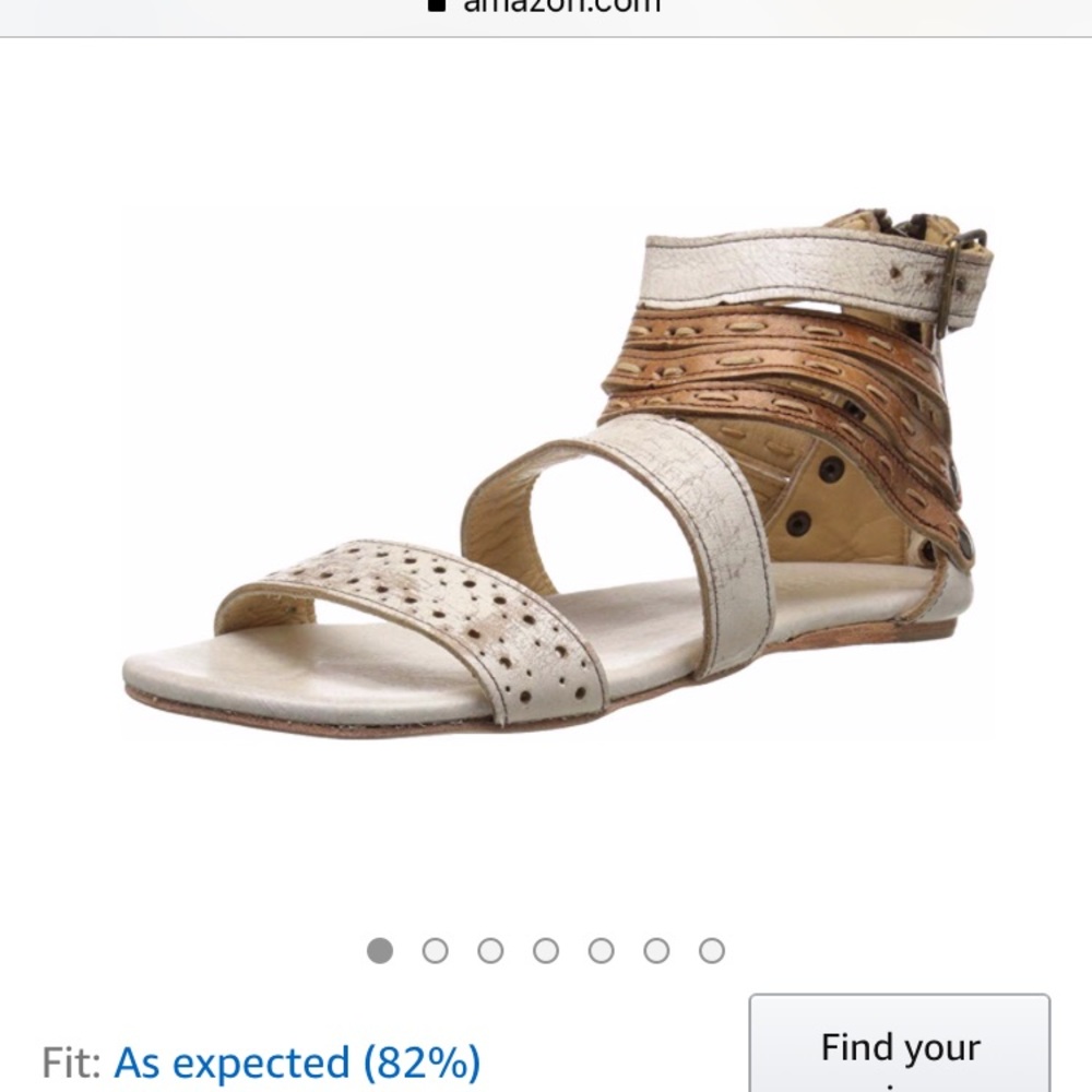 Bed Stu Gladiator Sandals Distressed